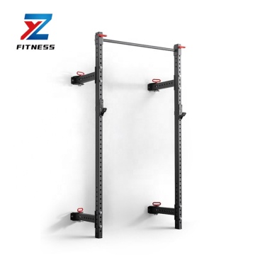 ZYFIT Wall Mounted Folding Multi Functional Trainer Power Rack