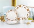 Conjunto de jantar Gold New Bone China