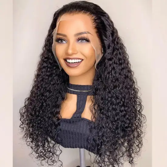 13×4 Lace Front Wigs Curly Hair Pre Plucked Virgin Human Hair Wigs Curly HD Lace Wigs Sale