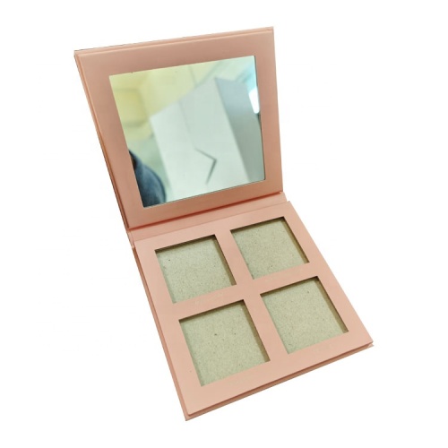 Pearl effect eye shadow palette paper packaging box