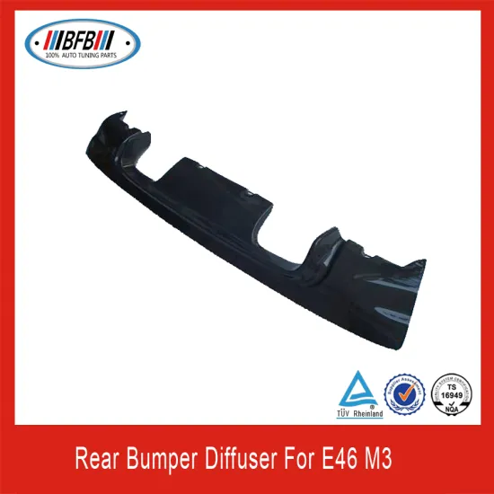 E46 Full cabon bodykit, rear spoiler bumper diffuser for Bmw e46 rear bumper diffuser