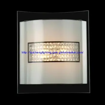Crystal glass wall lamp modern wall lights