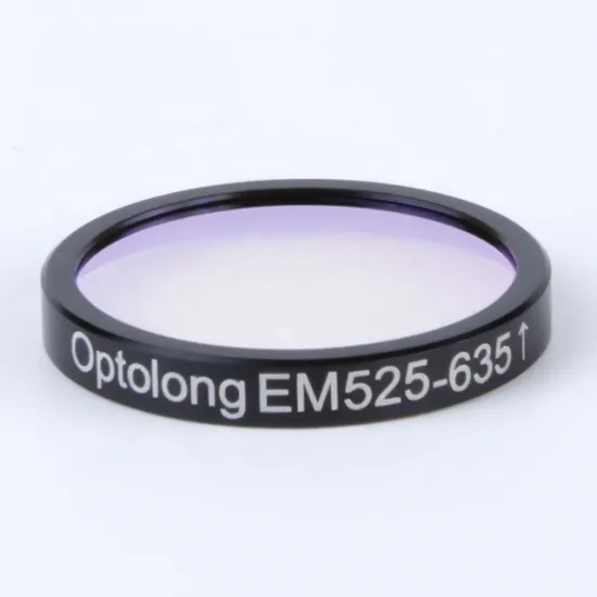 Optical Filters for Emission Excitation and Fluorescent Light Applications in Biochemical Analysis