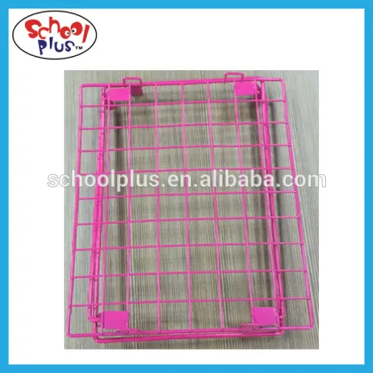 One tier metal wire mesh locker shelf