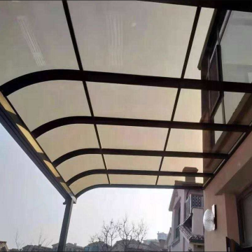 Fogli solidi in policarbonato di plastica in policarbonato per balcone a baldacchino