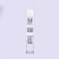 Acrylic Magazine Brochure Holder Floor Stand