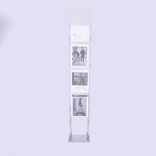 Acrylic Magazine Brochure Holder Floor Stand