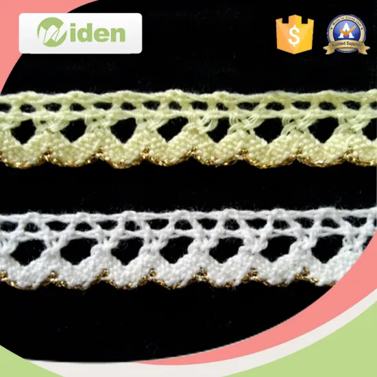 Fancy Lace Design Swiss Cottom Crochet Lace Trim