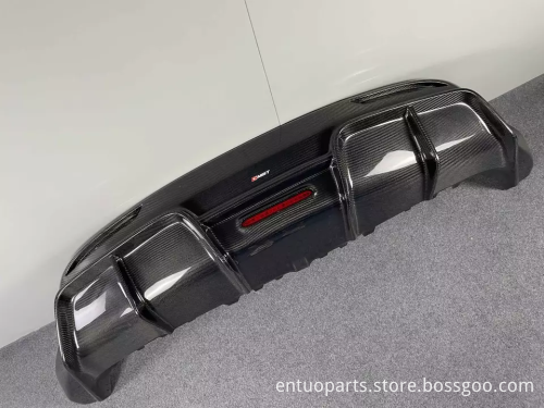 High Quality Carbon Fiber Rear Diffuser for Tesla Model Y Bumper Lip