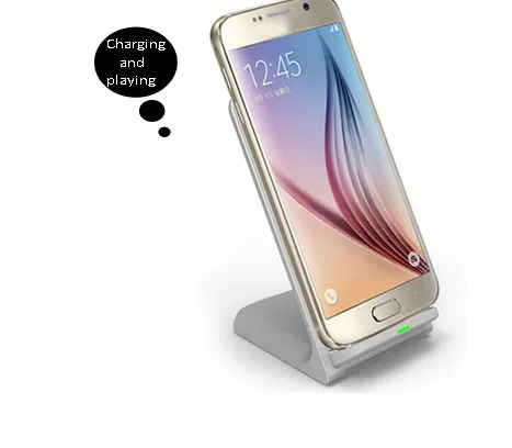 Sedex 3 coil wireless charging transmitter qi wireless charger for phone with holder