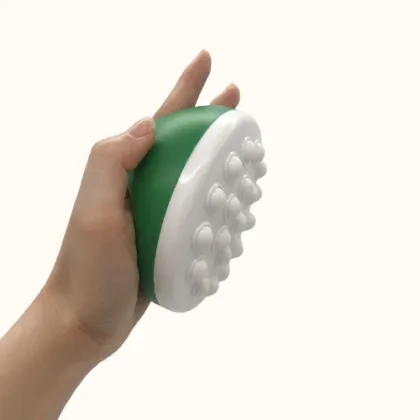 Green White Handle Plastic Massage Tools