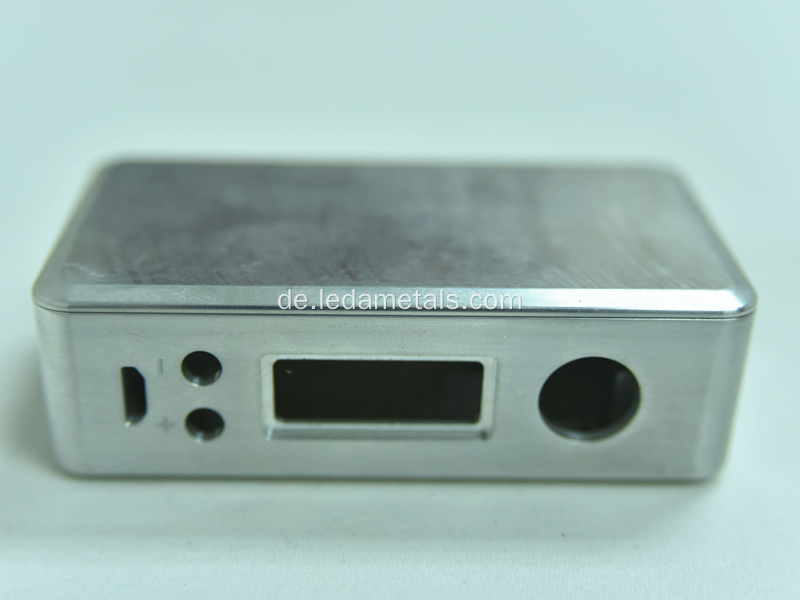 Aluminium Electronic Cigarette Box Prototyp CNC -Verarbeitung