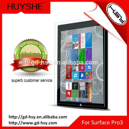 HUYSHE laptop tempered glass screen protector for Microsoft surface pro 3/4