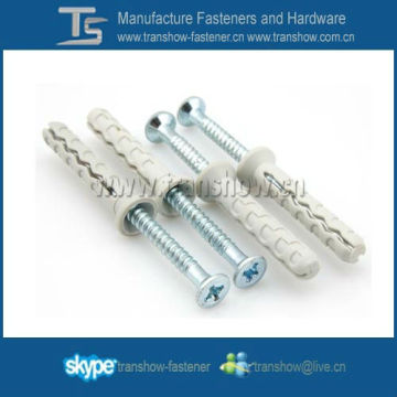 Steel nail with plastic Sleeve Anchor