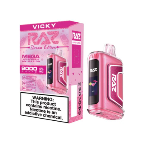RAZ 9000 PUFFS RECHARGEABLE DISPOSABLE VAPE
