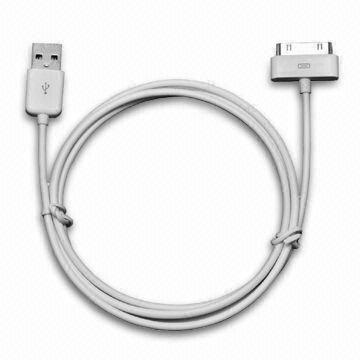 30-pin Connector Cable for Apple's iPhone, MFI-approved, with 1.2m Cable Length