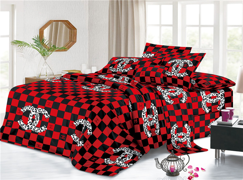 Washed Indoor Daily Polyster Cotton Bed Set Sheet 1