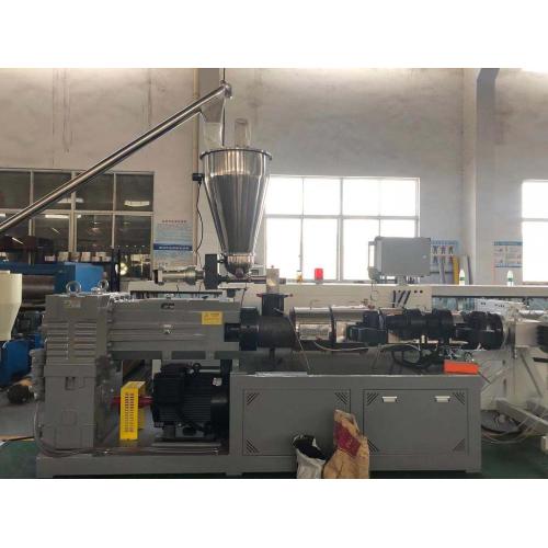 PVC 2 cavity plastic pipe extrusion line