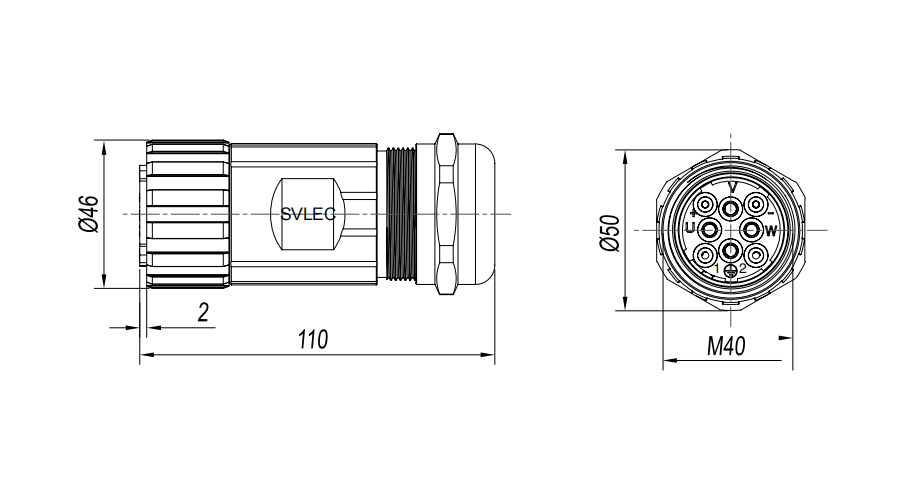 M40 Power Connector M40 Power Connector
