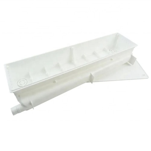 Universal installation white plastic box for air conditioner