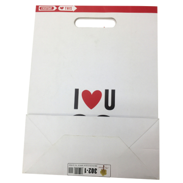 Eco-Friendly Die-Cut Handle Paper Bags for Luxury Cosmetics