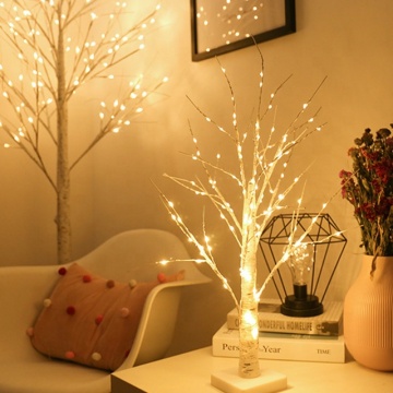 LED Copper Wire Tree Lamp: Adjustable LED Branches for Home Christmas Decorations