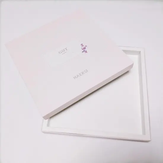 Light Pink Luxury Silk Scarf Box Packaging