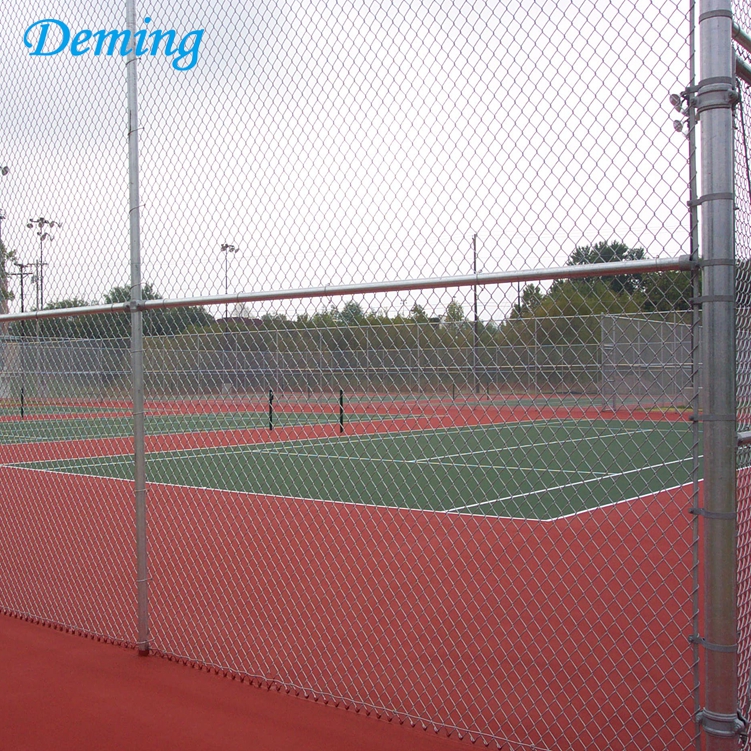 Hot Dip Galvanized Chain Link Fence Sport Field