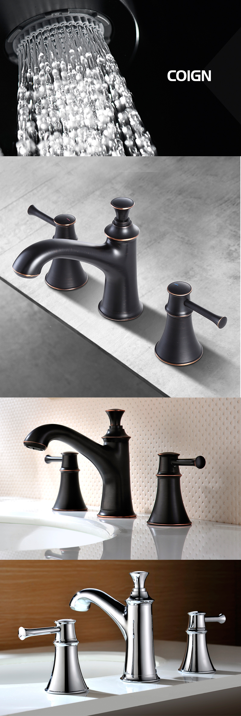faucet bathroom brass