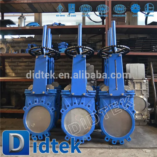 Didtek Pneumatic Knife Gate Valve Manufacturer