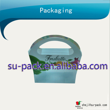 PVC Fruit packaging box With handle