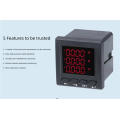 Three-phase ammeter with LCD display