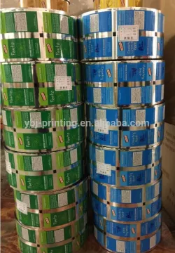 Plastic roll packaging film for food package