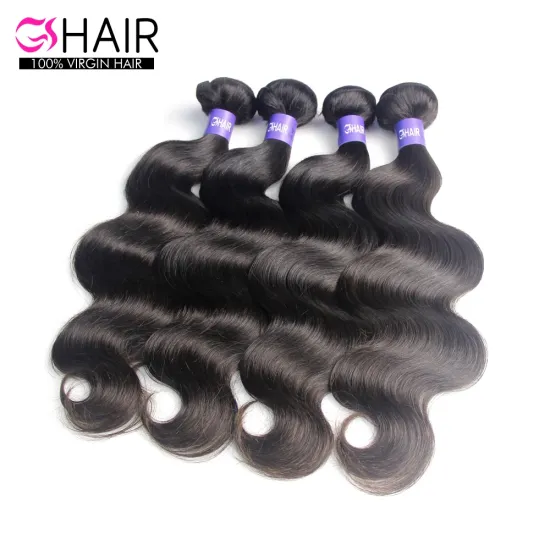Burmese Body Hair Wholesales: Unprocessed Weave Bundles 8"-30" Natural Color Extensions