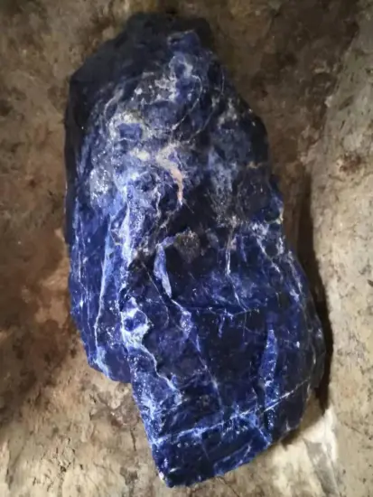 Blue sodalite small rough