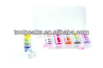 Jewelry plastic bead box Bead Organizer With Vials