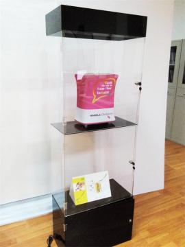 Acrylic counter top jewelry showcase display stand for sale