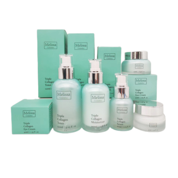 Custom Logo Balance Whiten No Scent Hydrating Collagen Skin Care Set for Women