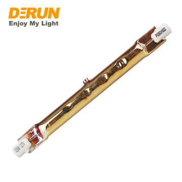 95W-175W Vàng Vàng Kính J118 R7S Halogen Bóng đèn cho Đèn IR sưởi ấm động vật