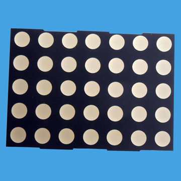 5.0mm Orange Color 5 x 7 Dot-matrix LED Display with RoHS Compliant Version