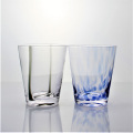 El üflemeli su içme özel dekoratif cam fincan