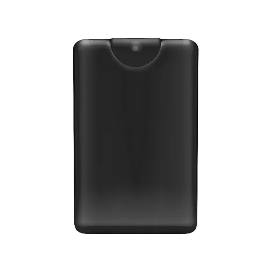black 20ml spray card mist sprayer bottle