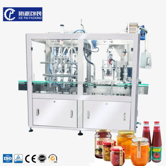 Pneumatic Tomato Chili Thick Paste Bottling Line Equipment Manufacturer