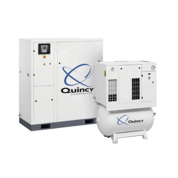 Quincy QOFR 2-30kW πετρελαϊκός συμπιεστής αέρα: 100% σχεδιασμός χωρίς λάδι, πολλαπλών μοντέλων για εφαρμογές μικρής χωρητικότητας