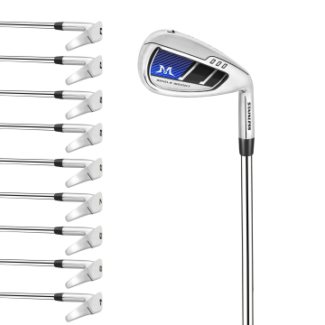 MAZEL Flex Stiff Men's One Length Irons Golf Club Set