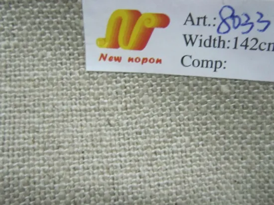 NN8033 cotton and linen blend upholstery fabric