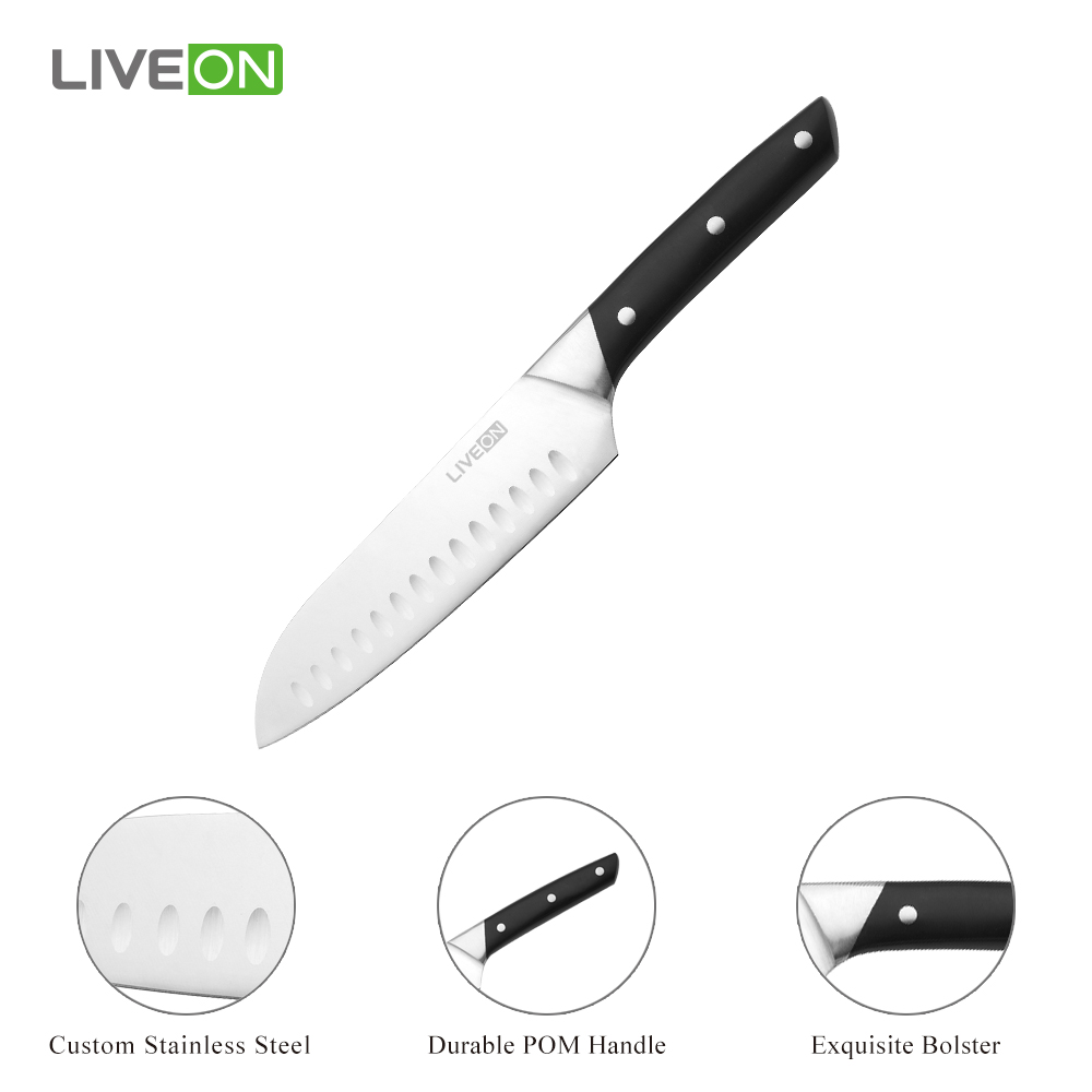 Cuchillo Santoku japonés de 5 pulgadas