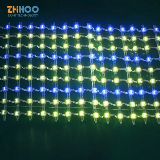 Full Color RGB LED Grid Screen: Flexible Pixel Video Strip for Enhanced Digital Signage and Display Applications