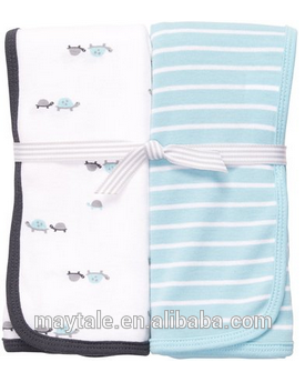 Hot Sales Jersey knit swaddle blanket.