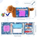 Fidget Blanket Muff Dog for Adults,Dementia